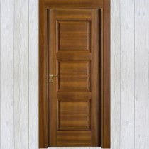 Doğal Ahşap Kaplama Kapı